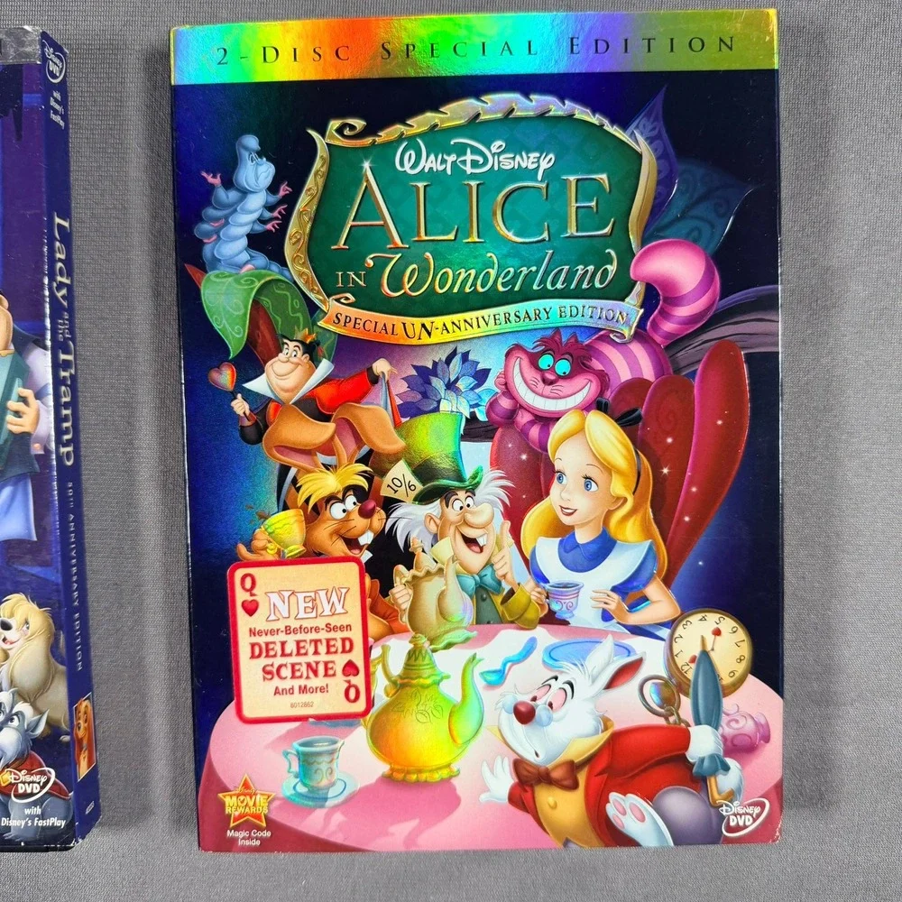 Disney DVD Lot Bambi Lady and the Tramp Alice in Wonderland Special Editions - Picture 14 of 16